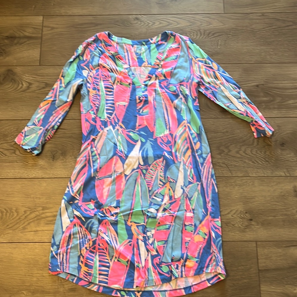 Lilly Pulitzer 3/4  sleeve cotton dress